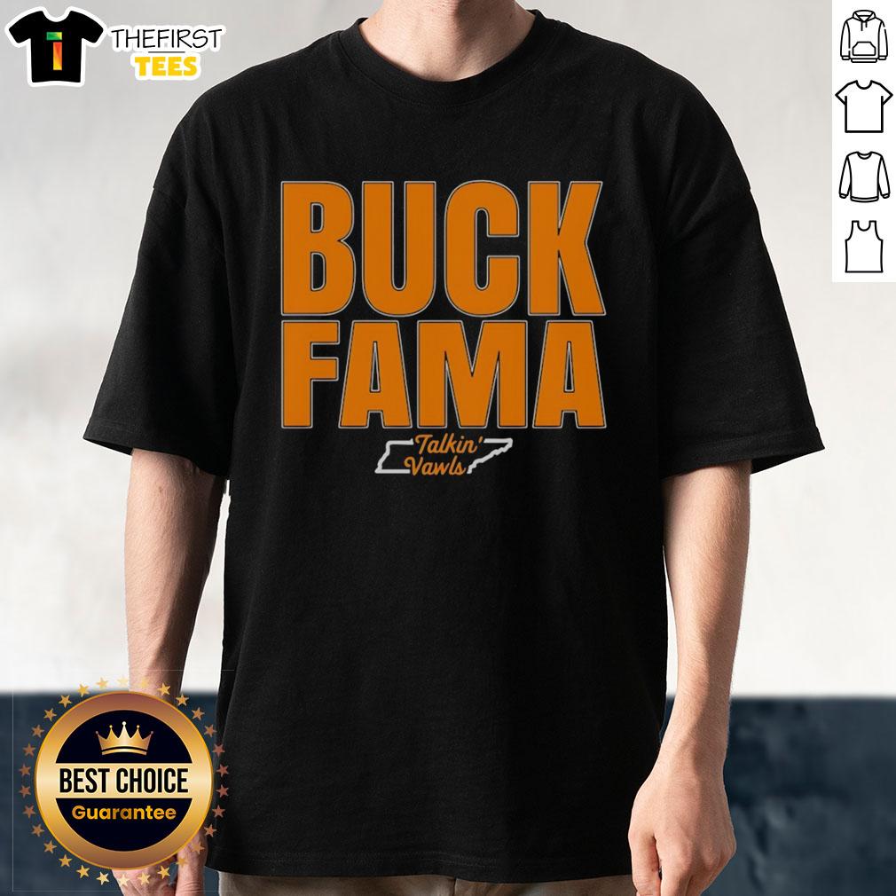 good-buck-fama-tennessee-vols-rivalry-funny-t-shirt Alt Text: Good Buck Fama Tennessee Vols rivalry funny T-shirt featuring humorous graphic for fans of college football.