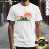 Funny retro t-shirt featuring a humorous saying about camel towing, perfect for adult humor enthusiasts.