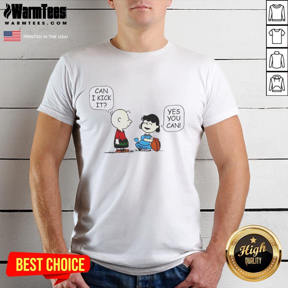 good-charlie-brown-and-lucy-can-i-kick-it-t-shirt Good Charlie Brown and Lucy 'Can I Kick It' T-Shirt featuring vibrant cartoon graphics and playful design.