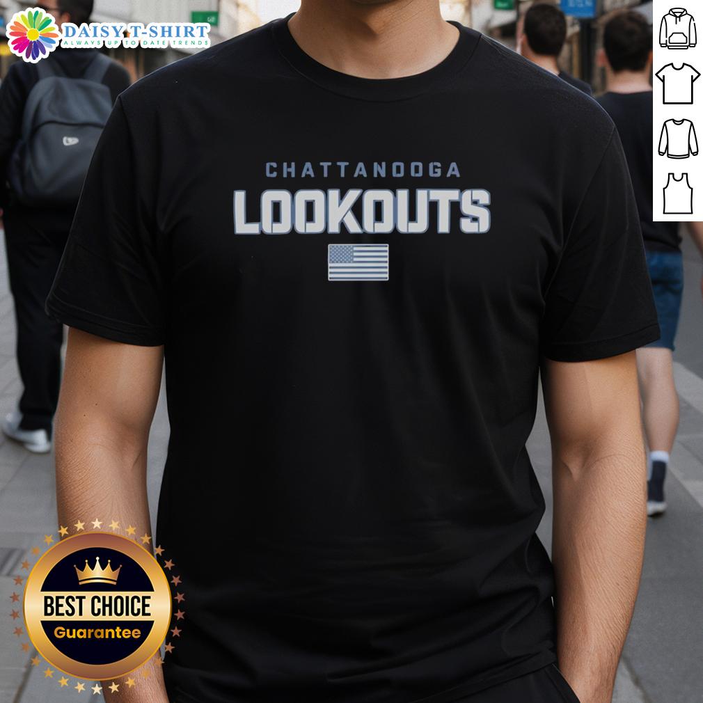 Good Chattanooga Lookouts Patriotic Spirit American Flag Since 1909 T Shirt Good Chattanooga Lookouts Patriotic Spirit T-Shirt featuring American flag design, celebrating team pride since 1909.