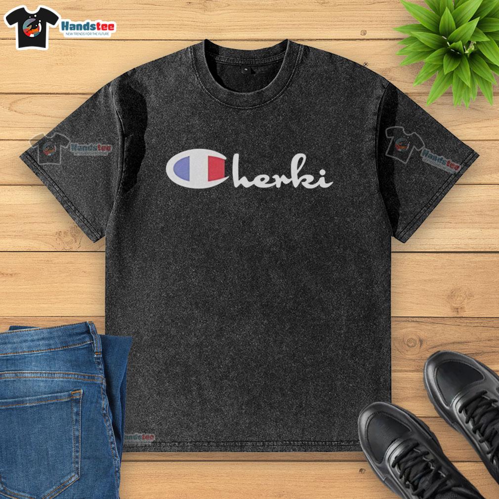 good-cherki-style-champion-washed-t-shirt Good Cherki Style Champion Washed T-Shirt in soft cotton, featuring a relaxed fit and stylish vintage design for casual wear.
