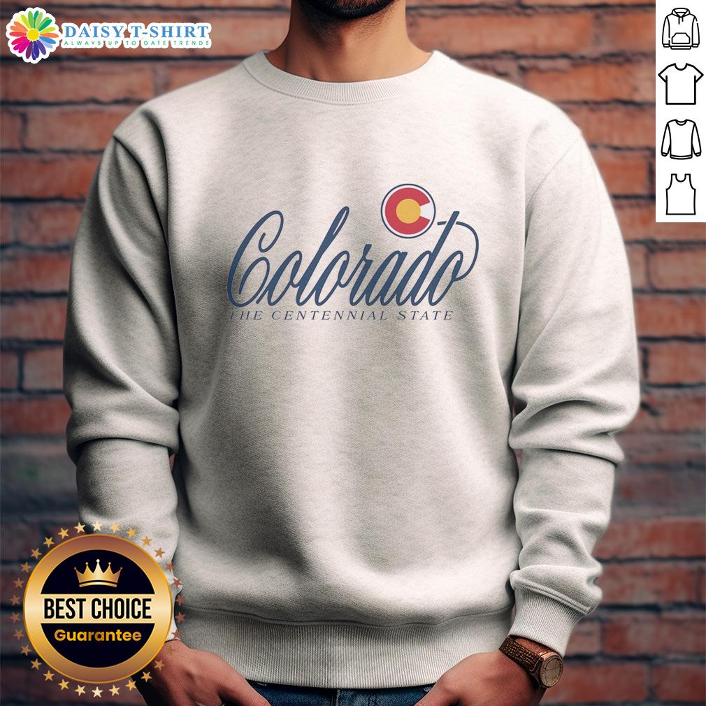 Good Colorado Mountains Centennial State Vintage Sweatshirt