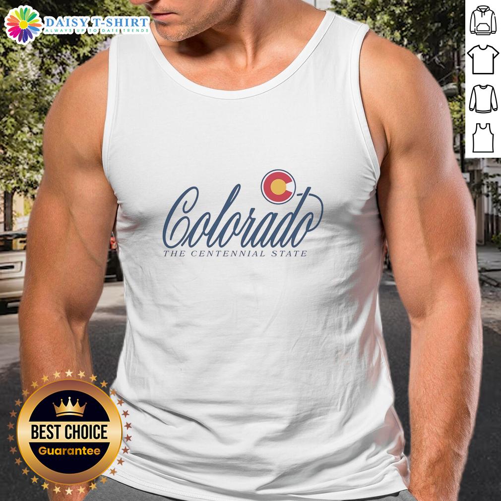 Good Colorado Mountains Centennial State Vintage Tank Top
