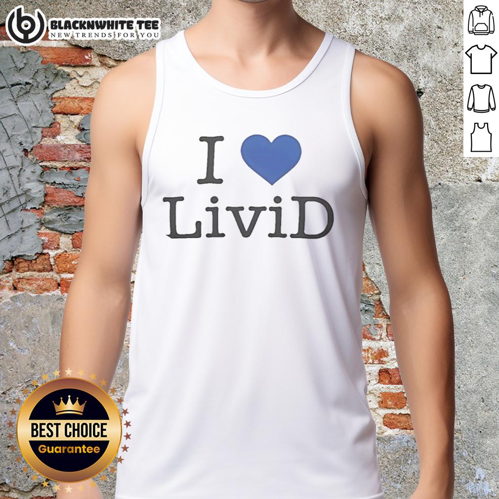 Good Dan Abrams Wearing I Love Livid Tank Top Dan Abrams wearing an I Love Livid tank top, showcasing his casual style and love for the Livid brand.