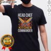 Good Double Knights Head Chef Kitchen Commander Graphic T-Shirt featuring a fun chef design for culinary enthusiasts.
