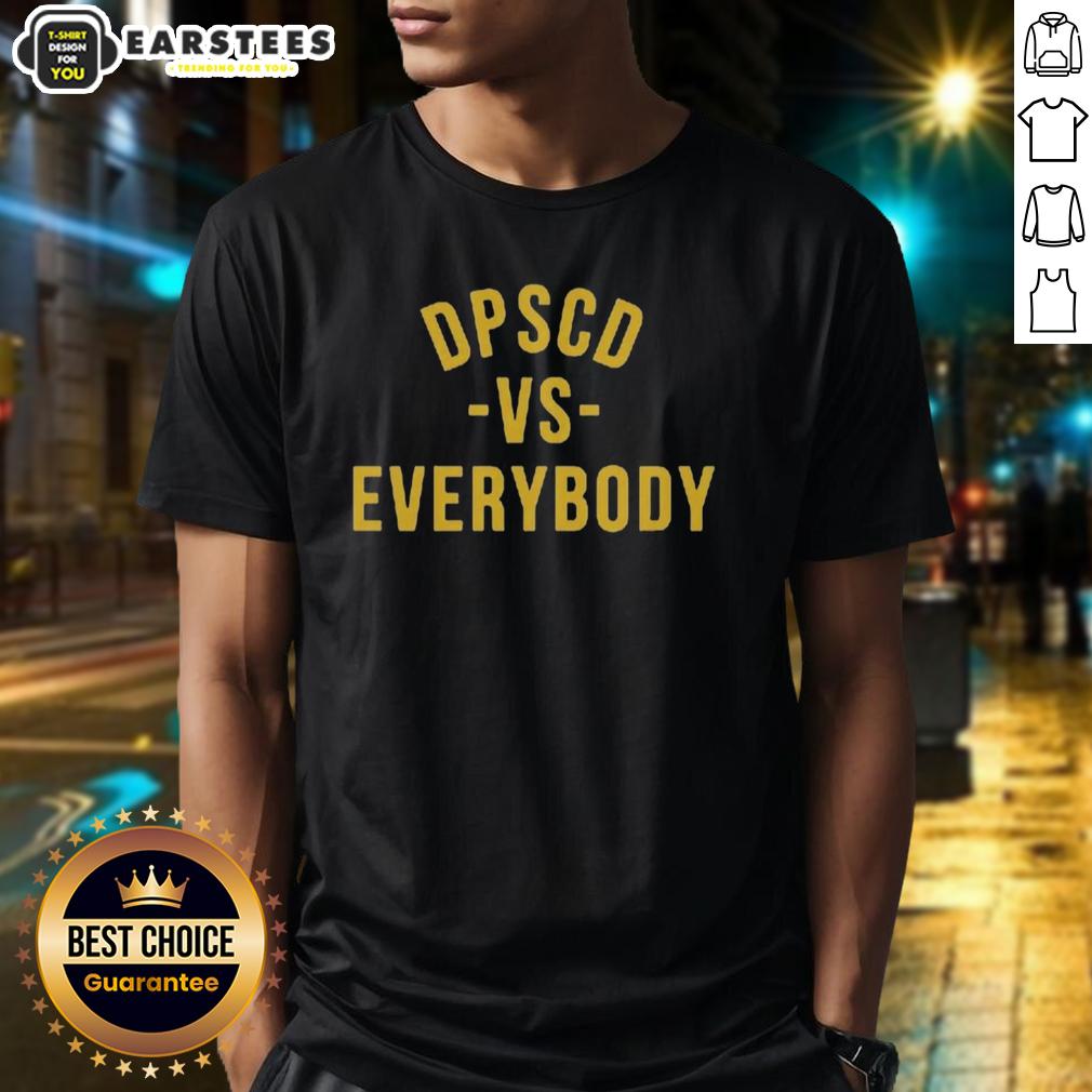 good-dpscd-vs-everybody-yellow-t-shirt-1 Good Dpscd Vs Everybody yellow t-shirt featuring bold graphic design for casual wear and fan apparel.