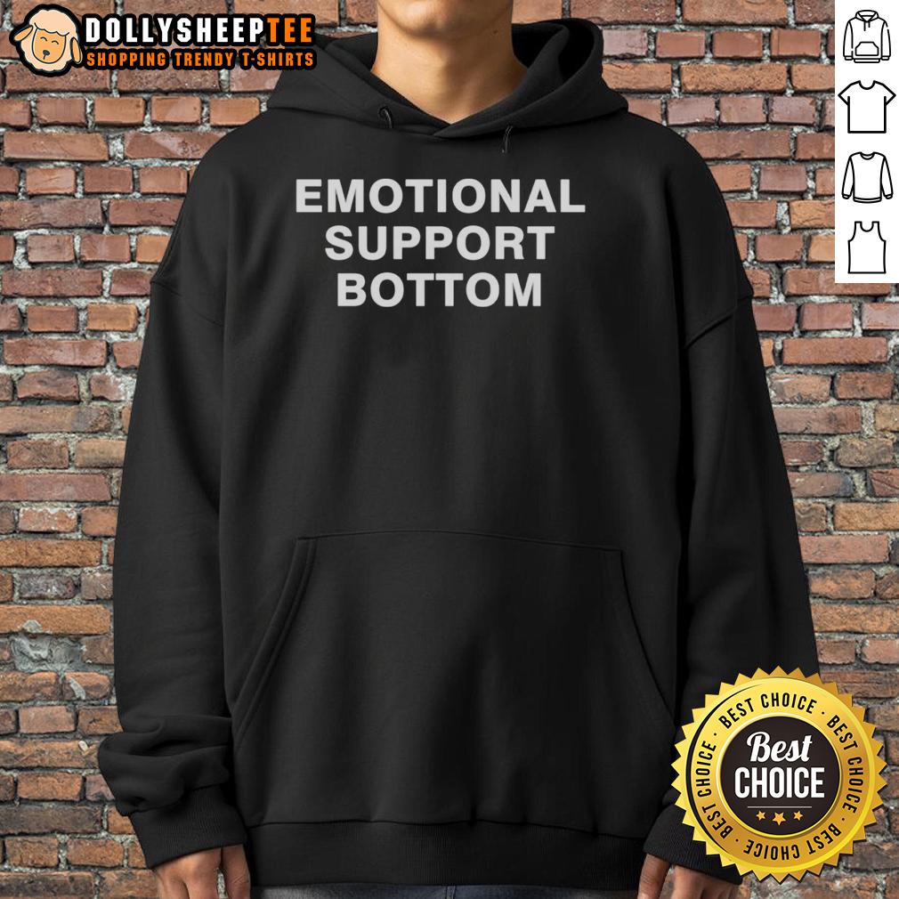 Good Emotional Support Bottom Y2K Letter Hoodie Y2K letter hoodie featuring 'Good Emotional Support' design, perfect for cozy, stylish outfits and emotional wellness.