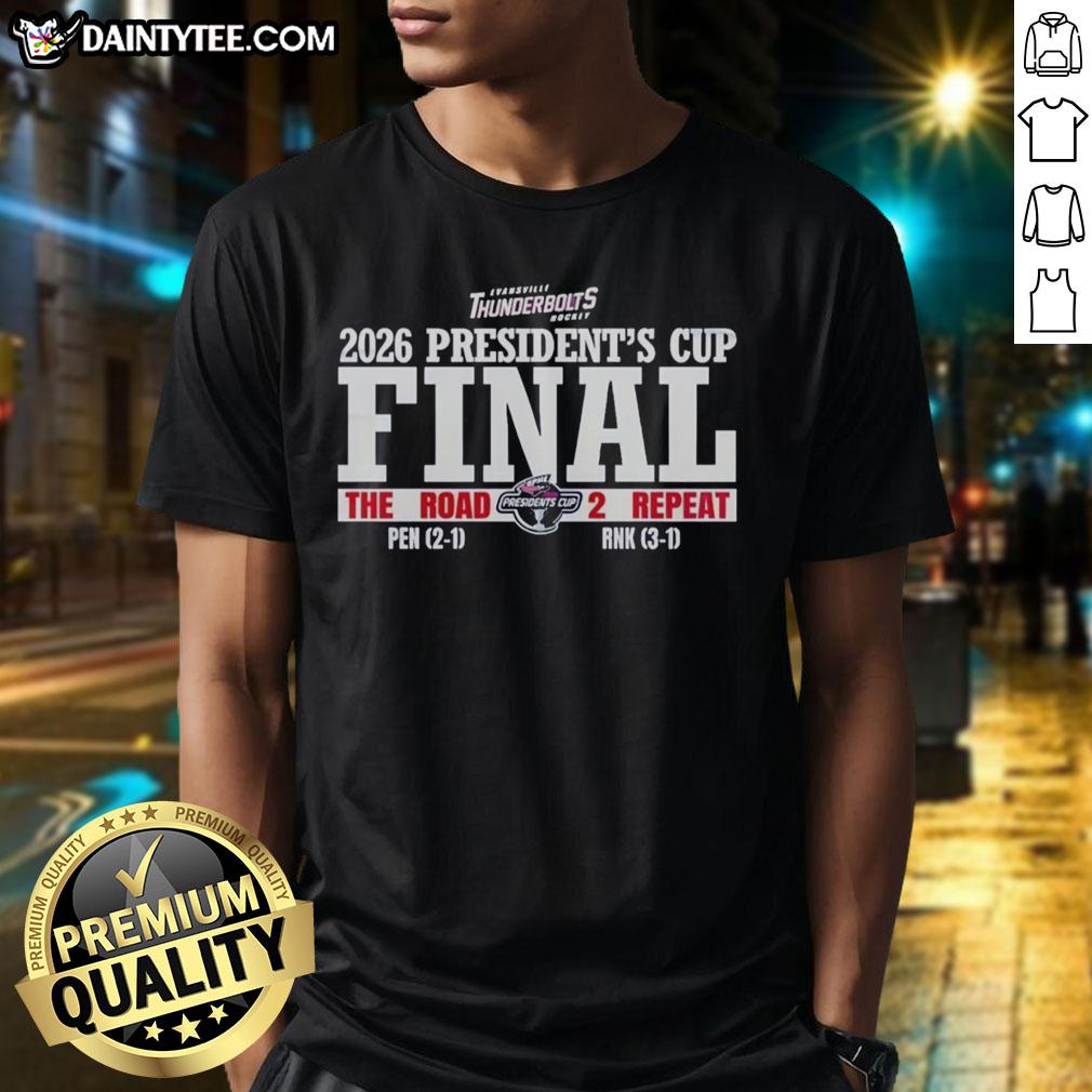 good-evansville-thunderbolts-2026-presidents-cup-final-the-road-2-t-shirt-1 Good Evansville Thunderbolts 2026 President's Cup Final The Road 2 T-Shirt featuring team logo and vibrant design.