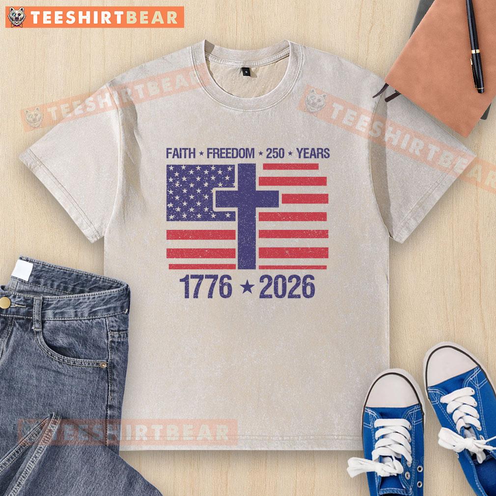 good-faith-freedom-250-years-anniversary-washed-t-shirt Good Faith Freedom 250 Years Anniversary washed t-shirt featuring a vintage design and celebratory graphics.