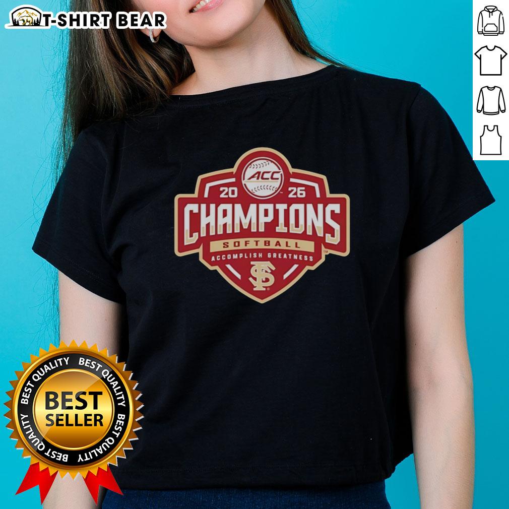 Good Florida State Seminoles 2026 Acc Softball Tournament Champions Ladies Tee Florida State Seminoles 2026 ACC Softball Tournament Champions Ladies Tee showcasing team pride and victory.