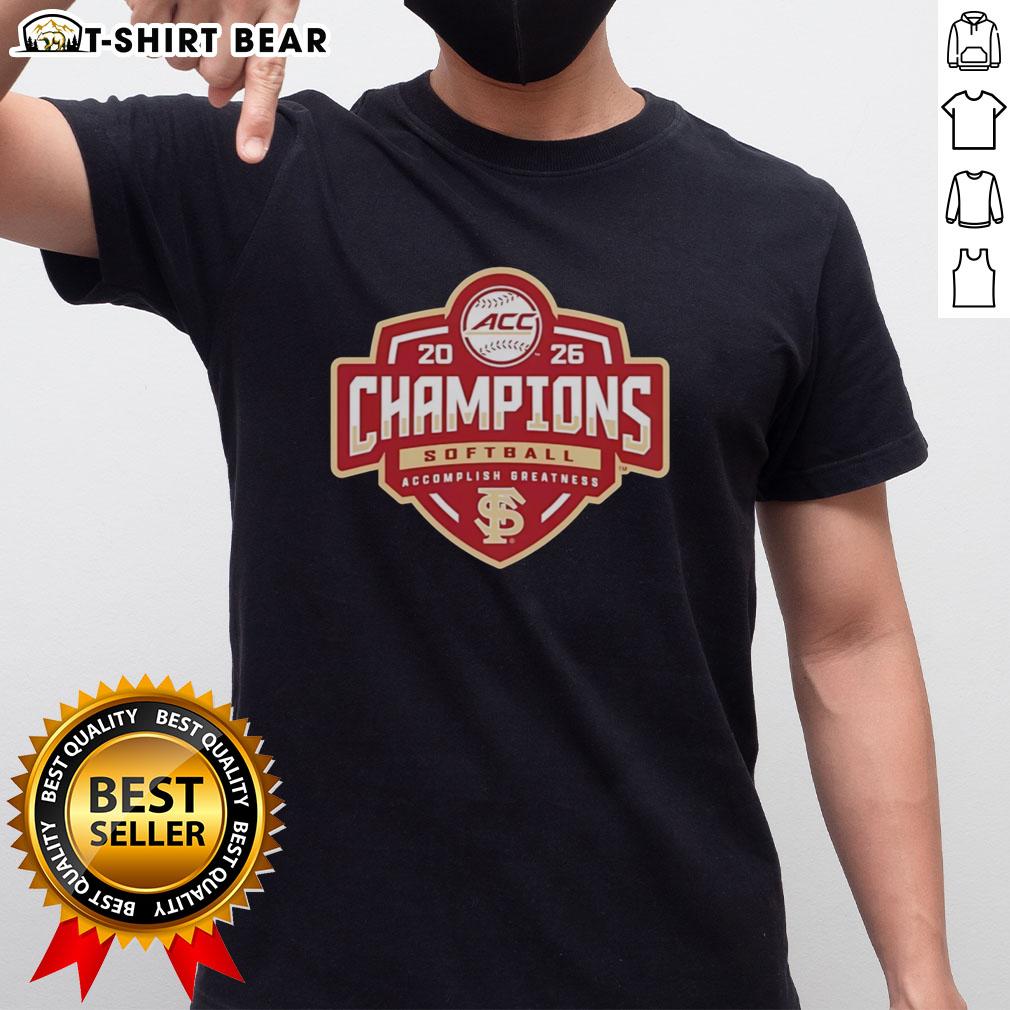 Good Florida State Seminoles 2026 Acc Softball Tournament Champions T Shirt Good Florida State Seminoles 2026 ACC Softball Tournament Champions T-Shirt featuring team colors and logo.