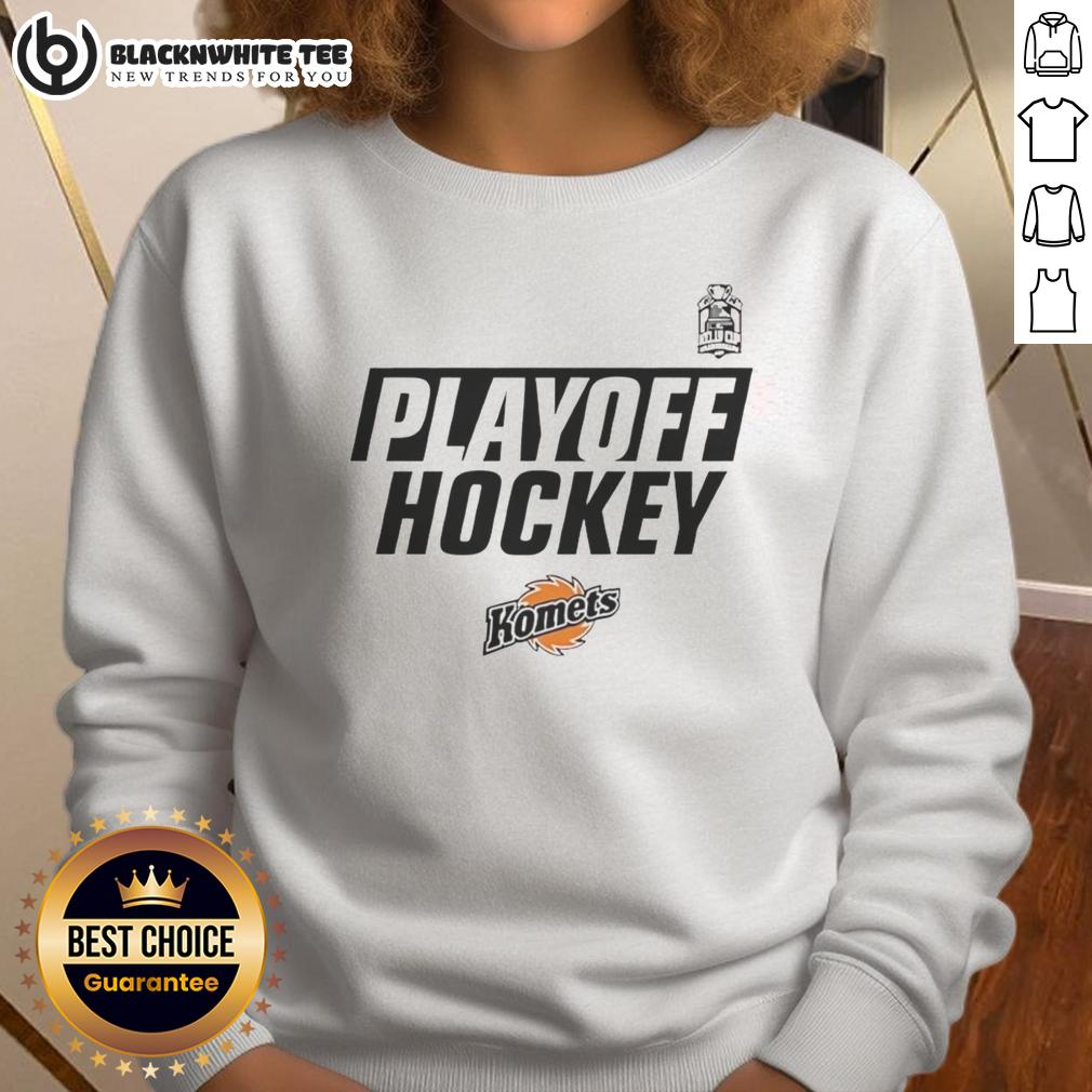 Good Fort Wayne Komets Playoff Hockey Sweatshirt Good Fort Wayne Komets playoff hockey sweatshirt featuring team logo and colors, perfect for fans supporting their team.