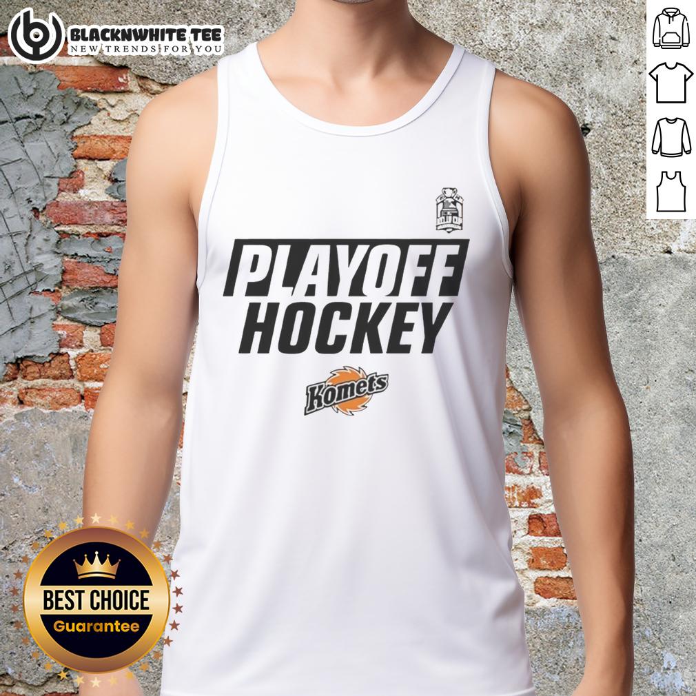 Good Fort Wayne Komets Playoff Hockey Tank Top Good Fort Wayne Komets playoff hockey tank top showcasing team spirit for fans during the exciting hockey season.