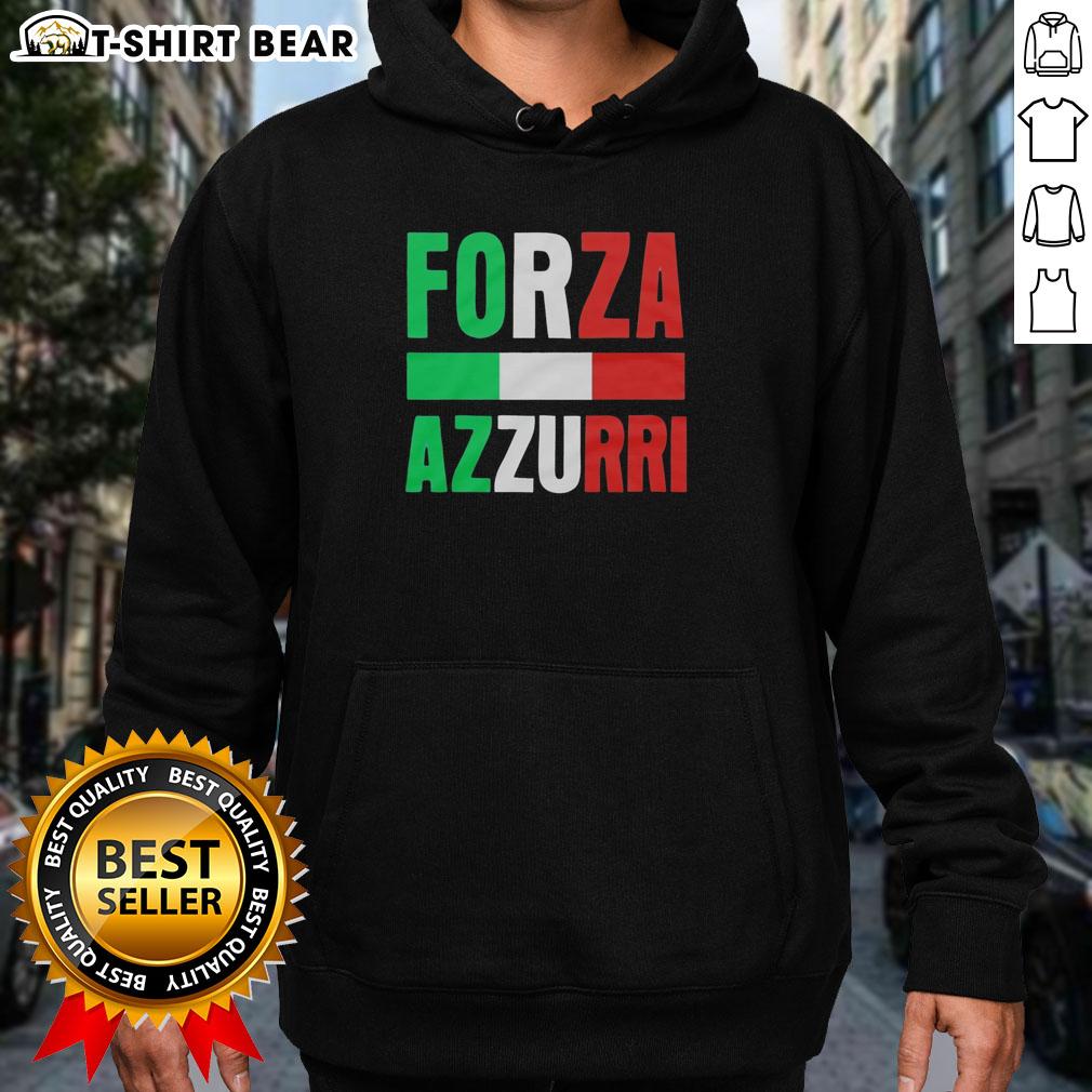 Good Forza Azzurri Soccer Italy Flag Pattern Retro Hoodie Retro hoodie featuring the Italy flag pattern, perfect for soccer fans and supporters of Forza Azzurri.
