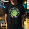 Good frog holding a knife on a 'Stay Hoptimisti Or Else' funny t-shirt, perfect for humor and frog lovers.
