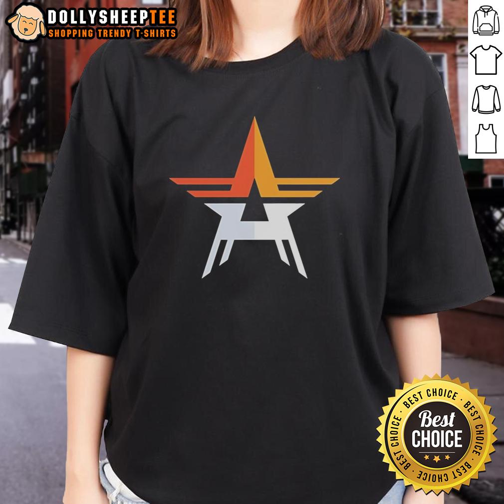 Good Houston Astros Star Logo Vintage Ladies Tee Vintage ladies tee featuring the Houston Astros star logo in a stylish design, perfect for fans of the team.