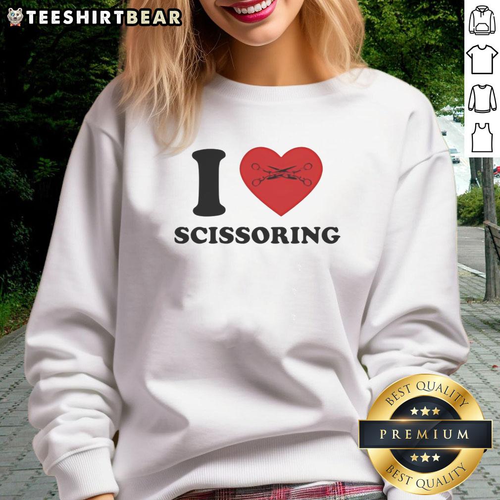 good-i-love-scissoring-vintage-sweatshirt Good I Love Scissoring vintage sweatshirt in soft fabric, featuring bold text design and cozy fit for casual wear.