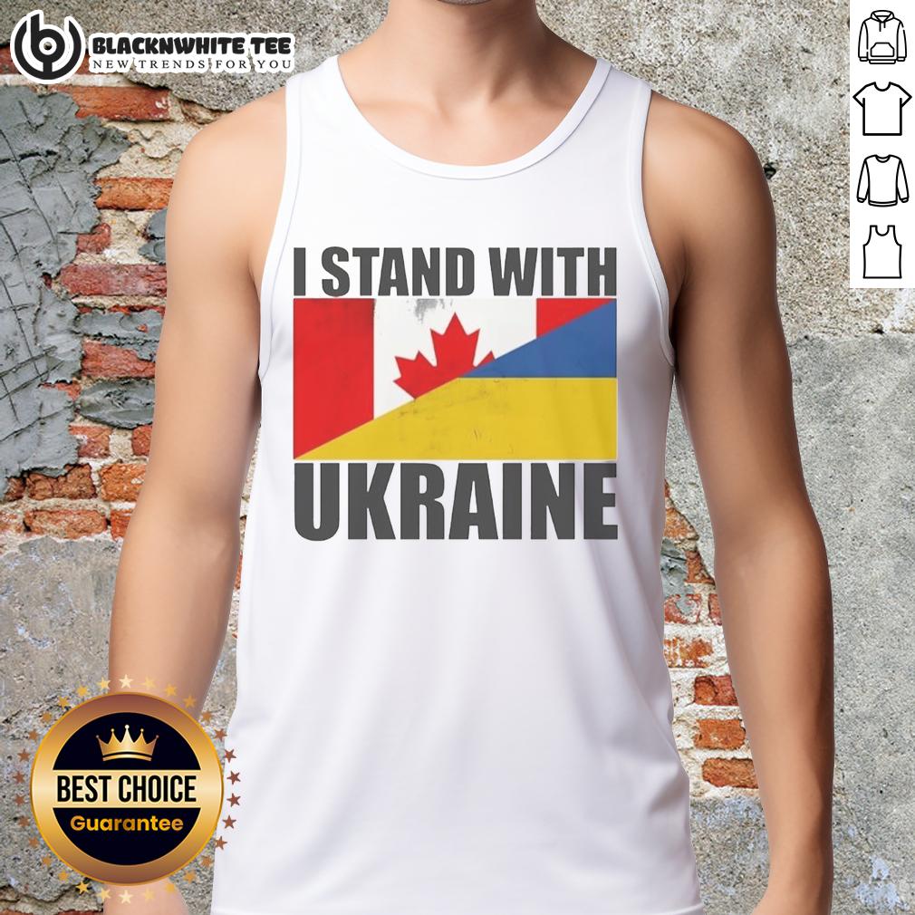 Good I Stand With Ukraine Flag Tank Top Good I Stand With Ukraine flag tank top showcasing support for Ukraine in a vibrant design.