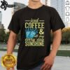 Good iced coffee and sunshine summer vibes T-shirt design featuring a vibrant graphic and cheerful colors perfect for summer.