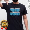 Alt Text: Funny 'Good I'm Not Getting Fatter I'm Experiencing Inflation' T-Shirt design, perfect for humorous and witty apparel.