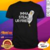 Good Imma Steal Ur Fries T-Shirt featuring playful graphic design, perfect for food lovers and casual wear enthusiasts.