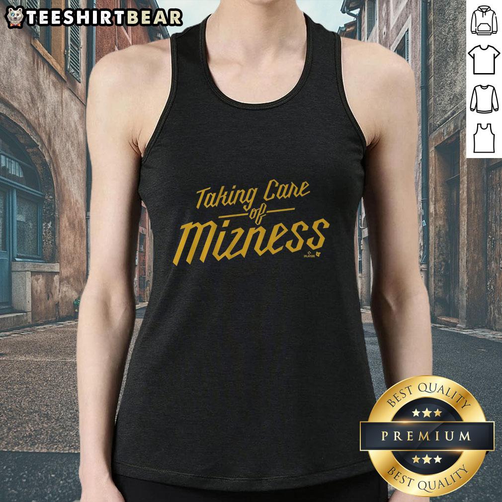 good-jacob-misiorowski-taking-care-of-mizness-tank-top Good Jacob Misiorowski wearing a Mizness tank top, showcasing a casual and stylish look in a vibrant setting.