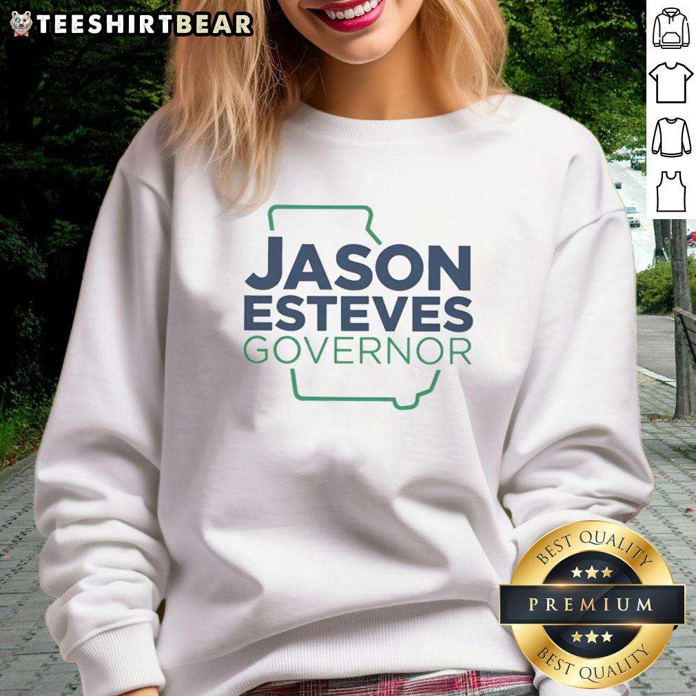 good-jason-esteves-for-governor-classic-sweatshirt Good Jason Esteves for Governor classic sweatshirt featuring bold campaign graphics and a comfortable fit.