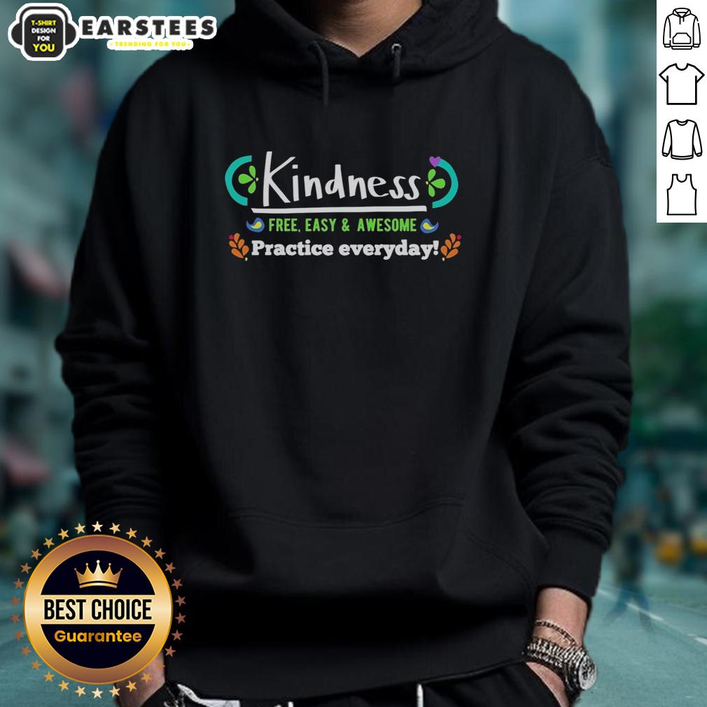 good-kindness-free-easy-and-awesome-practice-everyday-vintage-hoodie Vintage hoodie featuring 'Good Kindness' graphic, perfect for everyday wear and promoting kindness effortlessly.