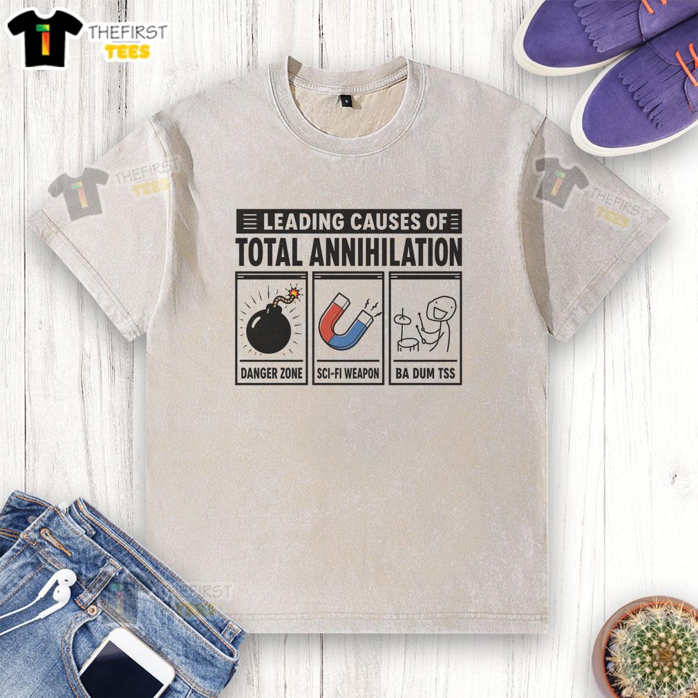 good-leading-causes-of-total-annihilation-washed-t-shirt Good Leading Causes of Total Annihilation washed t-shirt featuring unique graphic design for casual wear.