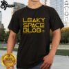Good Leaky Space Blob Mary Ryland and Rocky T-Shirt featuring vibrant graphics of quirky space characters.