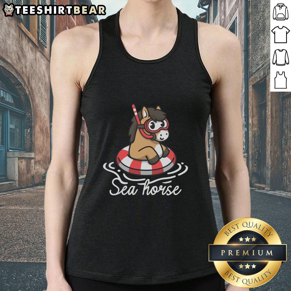 good-literal-sea-horse-tank-top Good Literal Sea Horse Tank Top featuring a vibrant sea horse graphic on a stylish tank top, perfect for ocean lovers.