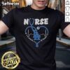 Good Los Angeles Dodgers Nurse It's A Work Of Heart T-Shirt featuring a vibrant team logo and heart design, perfect for fans.