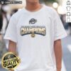 Good Maac Quinnipiac University Women's Indoor Track and Field Champions 2026 logo t-shirt featuring vibrant design.