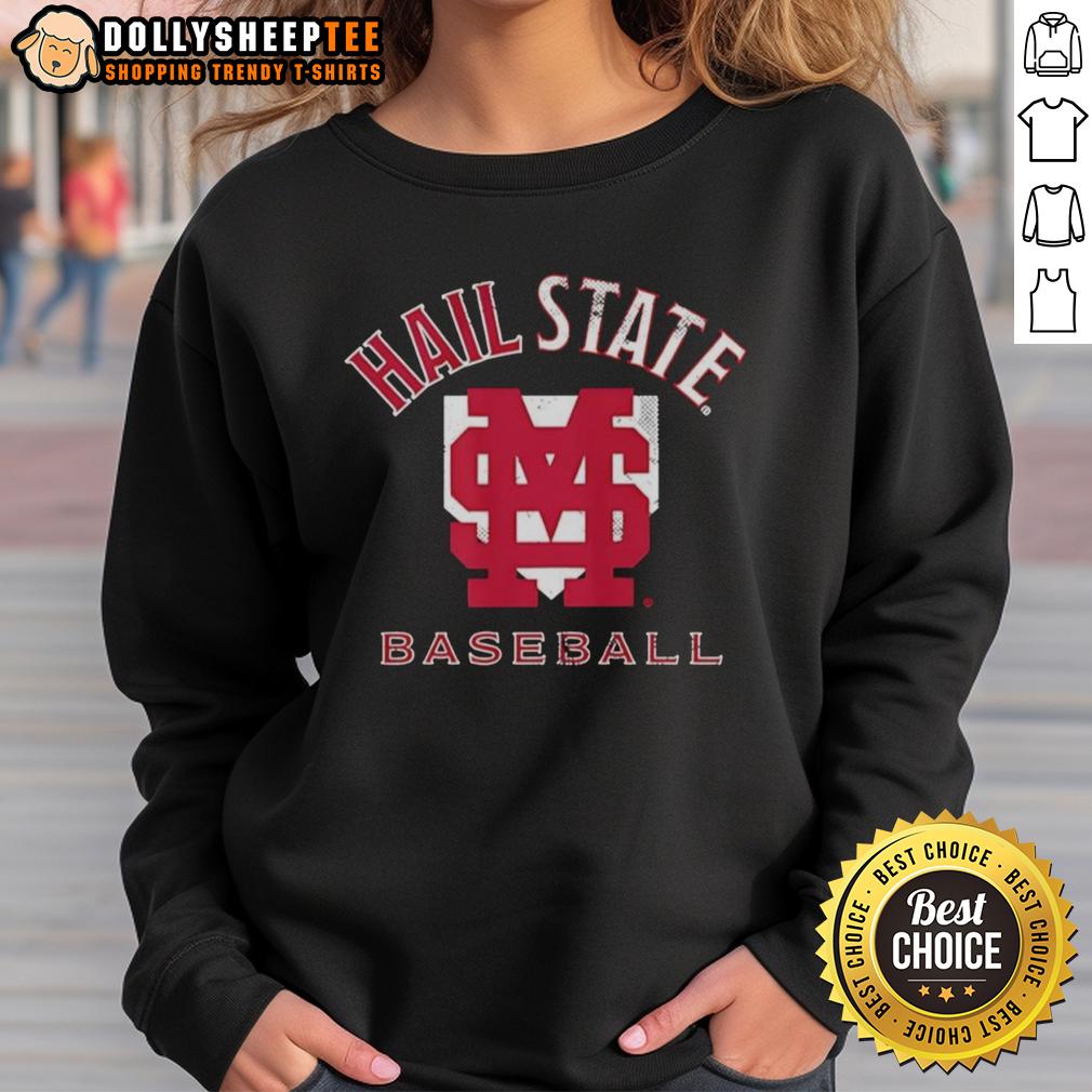 Good Mississippi State Bulldogs Ncaa Baseball Hall State Home Plate Sweatshirt Good Mississippi State Bulldogs NCAA Baseball Hall State home plate sweatshirt featuring team logo and colors.