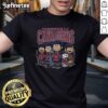 Good Montreal Canadiens Peanuts cartoon team ice hockey t-shirt featuring Snoopy and friends in team colors.