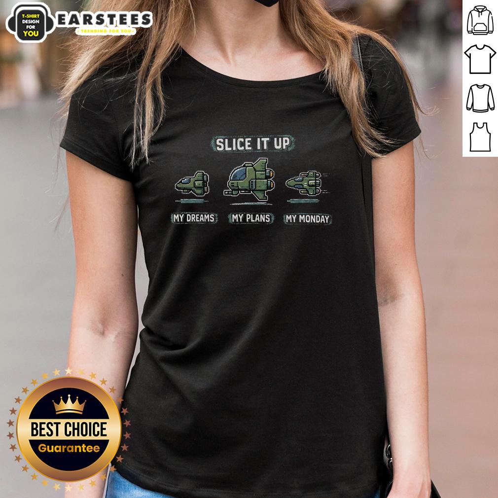 good-my-dreams-my-plans-my-monday-ladies-tee Good My Dreams My Plans My Monday Ladies Tee featuring motivational text on a stylish women's shirt.