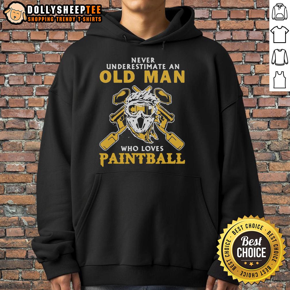 Good Never Underestimate An Old Man Who Loves Paintball Hoodie Good Never Underestimate An Old Man Who Loves Paintball Hoodie featuring a vintage design and vibrant colors.