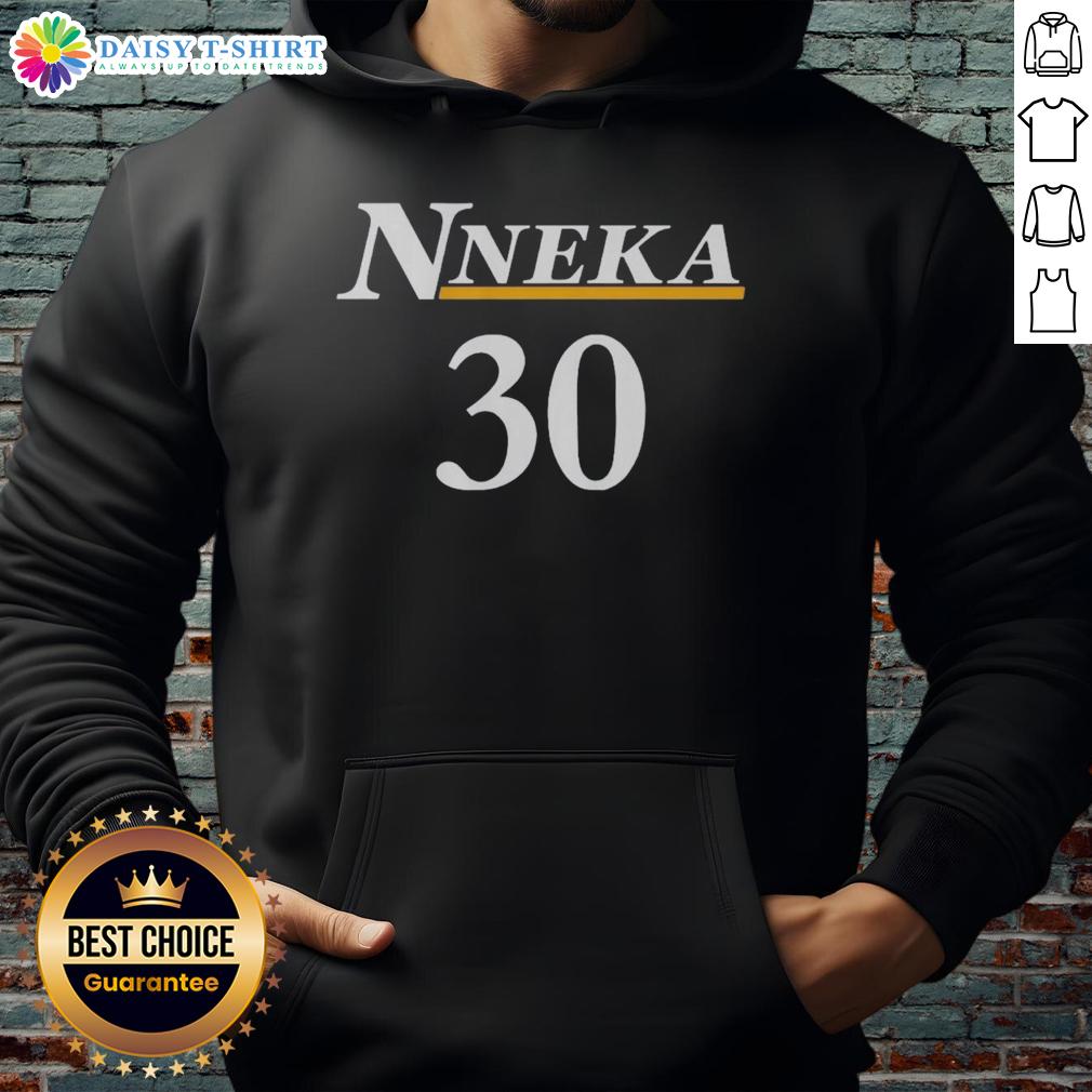 Good Nneka Ogwumike Los Angeles Sparks Bet On Women Jersey 30 Hoodie Alt Text: Nneka Ogwumike wearing a Los Angeles Sparks 'Bet On Women' jersey 30 hoodie, showcasing team spirit and style.