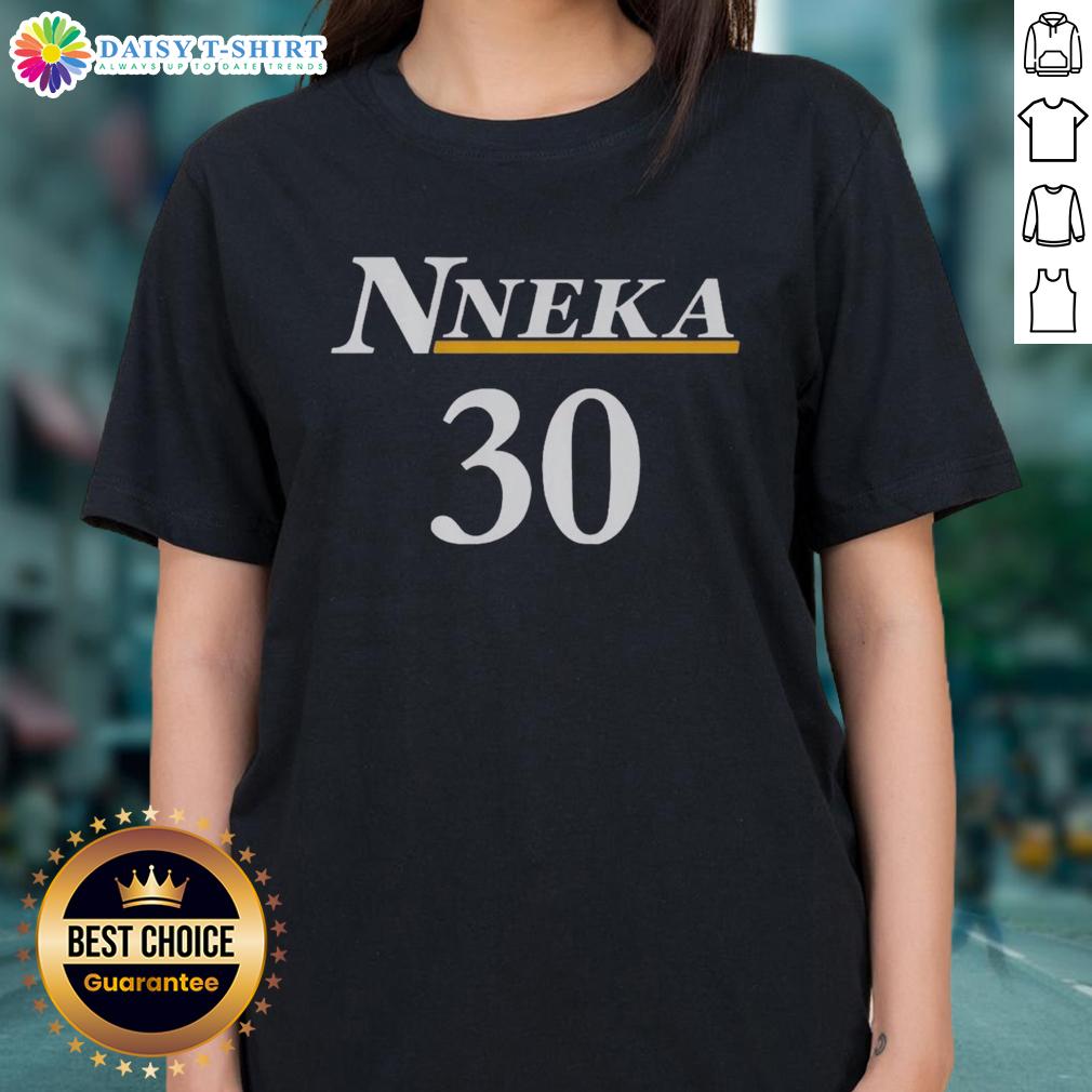 Good Nneka Ogwumike Los Angeles Sparks Bet On Women Jersey 30 Ladies Tee Nneka Ogwumike wearing Los Angeles Sparks Bet On Women Jersey 30, showcasing women's basketball pride and team spirit.