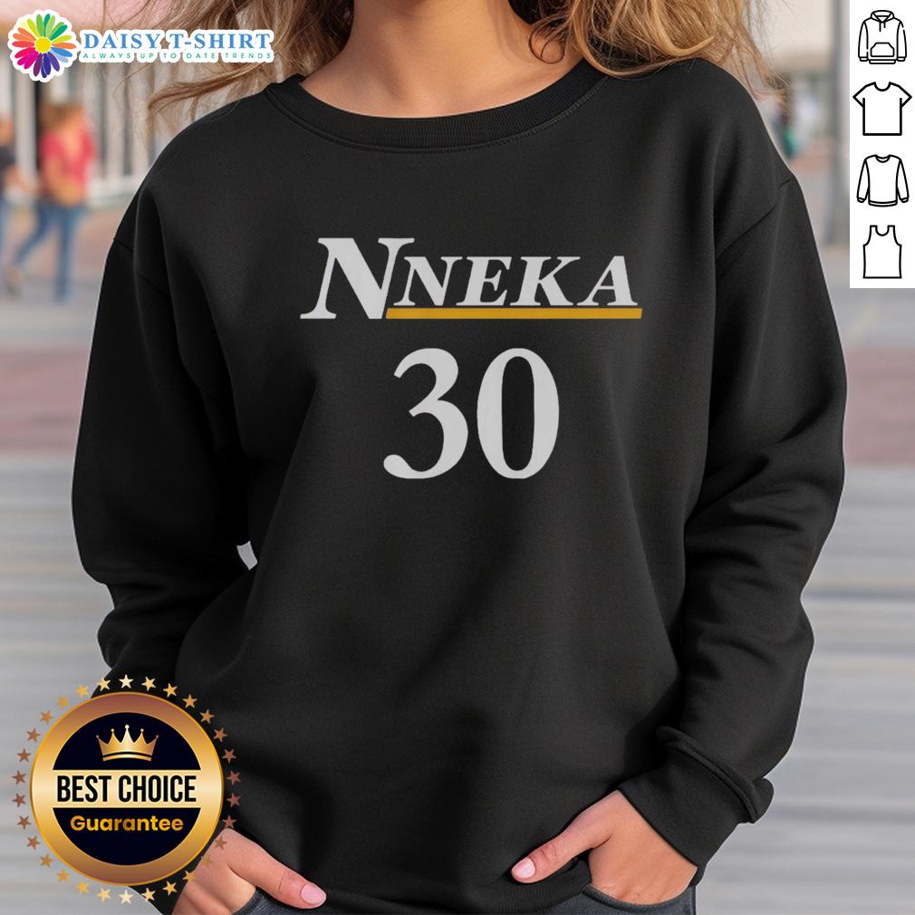 Good Nneka Ogwumike Los Angeles Sparks Bet On Women Jersey 30 Sweatshirt Nneka Ogwumike wearing Los Angeles Sparks Bet On Women jersey 30 sweatshirt, showcasing team spirit and support.
