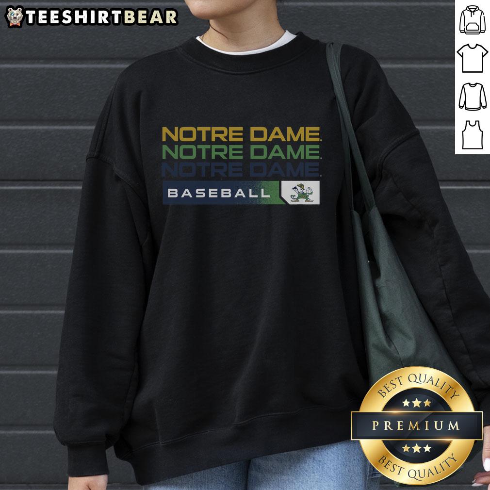 good-notre-dame-fighting-irish-college-baseball-hype-sweatshirt Good Notre Dame Fighting Irish college baseball hype sweatshirt in navy, perfect for fans supporting their team.