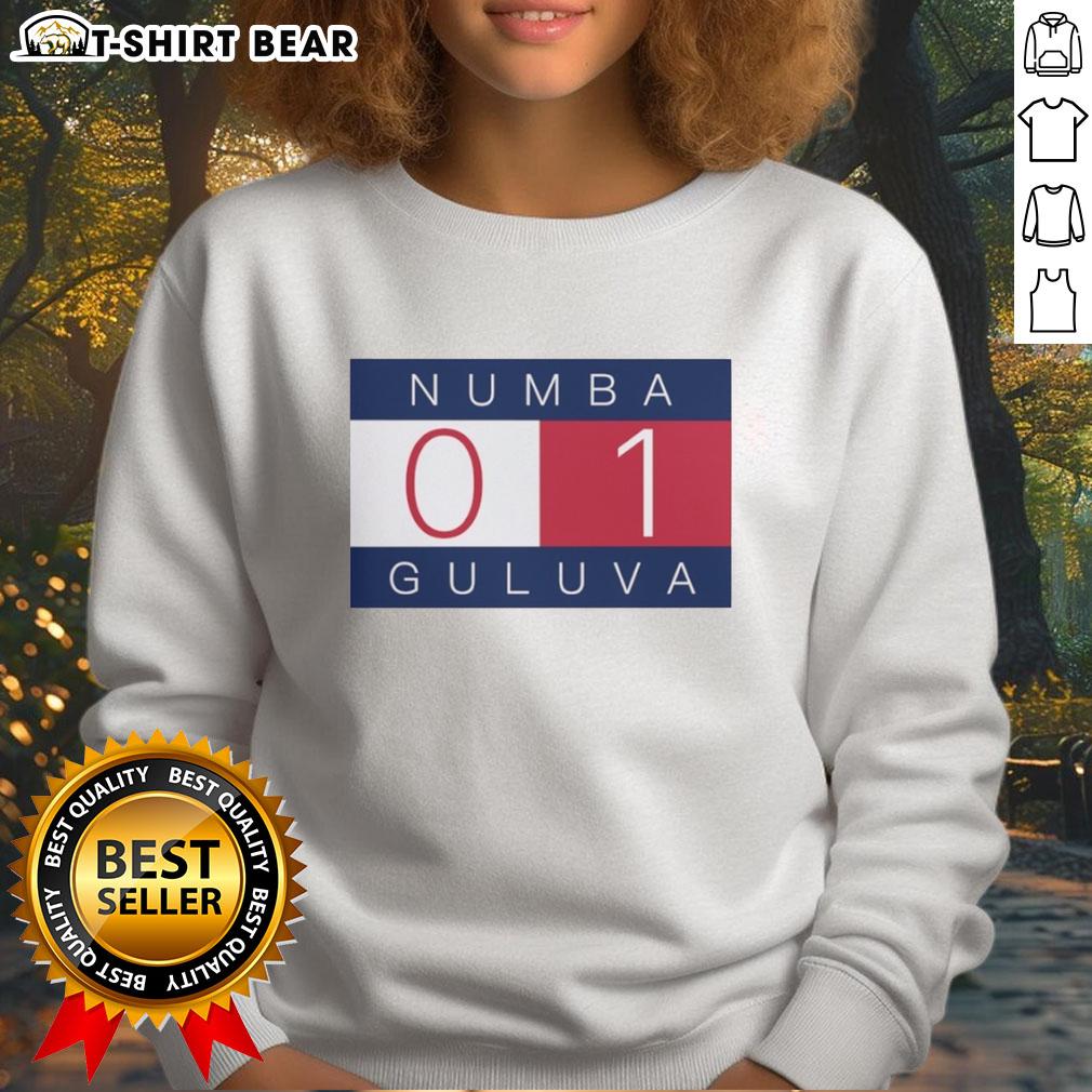 Good Number One 01 Graphic Numba Gulava Sweatshirt Good Number One sweatshirt featuring bold graphic design, perfect for casual streetwear style.