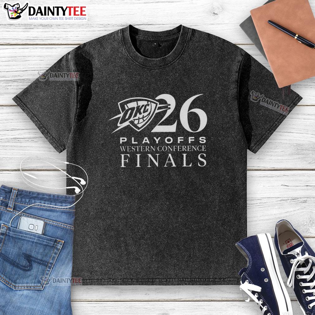good-okc-thunder-wincraft-2026-western-conference-finals-washed-t-shirt Good Oklahoma City Thunder Wincraft 2026 Western Conference Finals washed t-shirt featuring team logo and vibrant design.