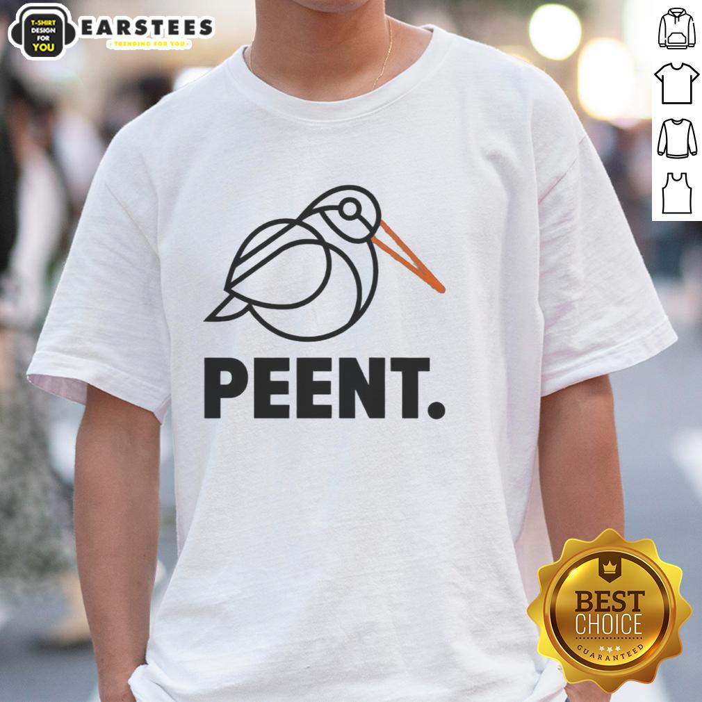 good-peent-woodcock-logo-t-shirt-1 Good Peent Woodcock logo T-shirt featuring a stylish design perfect for birding enthusiasts and outdoor lovers.