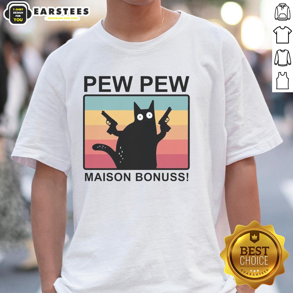 good-pew-pew-maison-bonuss-t-shirt Good Pew Pew Maison Bonuss T-Shirt featuring a stylish design with graphic print, perfect for casual wear.