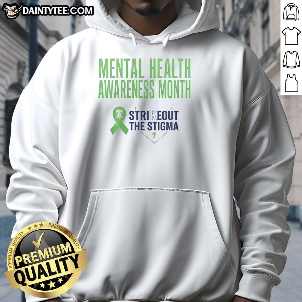 good-philadelphia-phillies-strikeout-the-stigma-mental-health-awareness-month-hoodie Good Philadelphia Phillies Strikeout the Stigma hoodie for Mental Health Awareness Month, promoting mental health support.