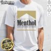 Good Please Don't Smoke Your Menthol Cigs Around My Baby T-Shirt - Fun gold shirt with a cautionary message about smoking.