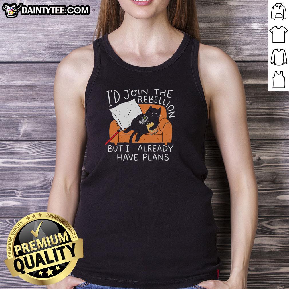 good-rebellion-on-the-couch-tank-top Stylish Good Rebellion on the Couch tank top displayed on a model, perfect for casual summer outfits.