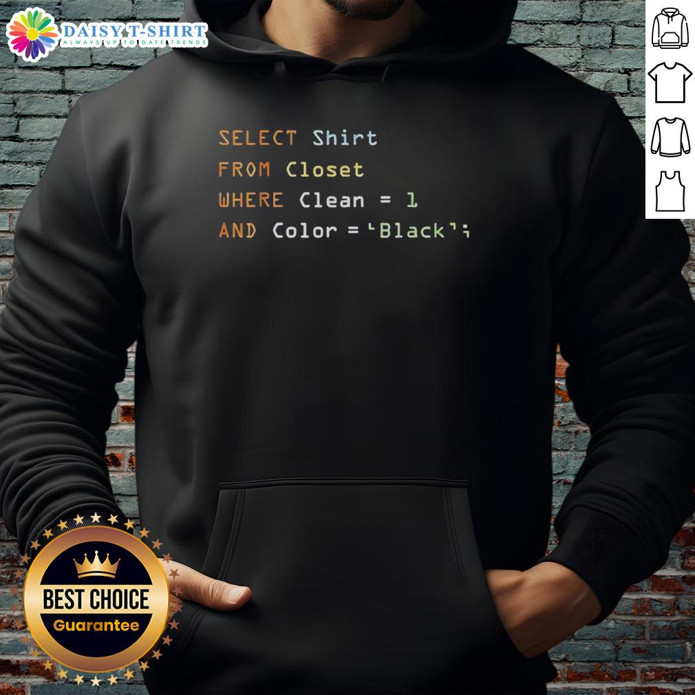 Good Select Shirt From Closet Where Clean 1 And Color Black Hoodie Person selecting a black hoodie from a clean closet, showcasing stylish outfit choices for any occasion.