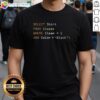 Good select shirt from closet: clean black t-shirt hanging neatly, showcasing style and organization in wardrobe.